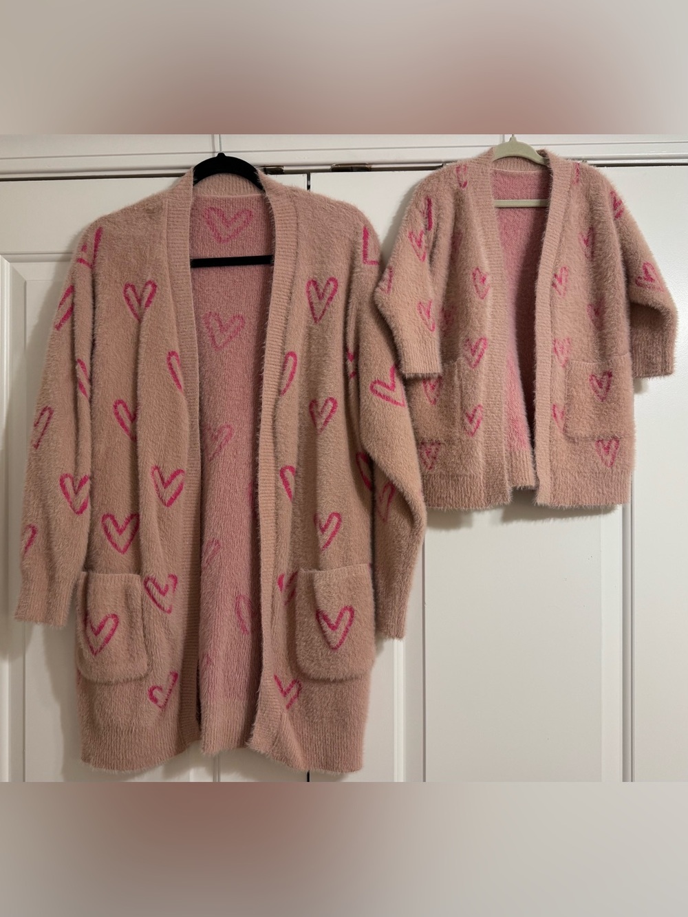 Mom and Mini Match Heart Sweaters